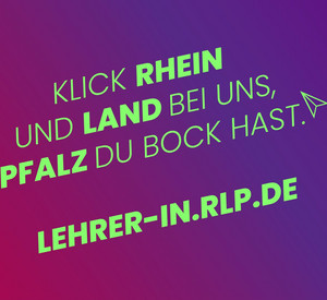 Kampagnenclaim: Klick RHEIN und LAND bei uns, PFALZ du Bock hast!